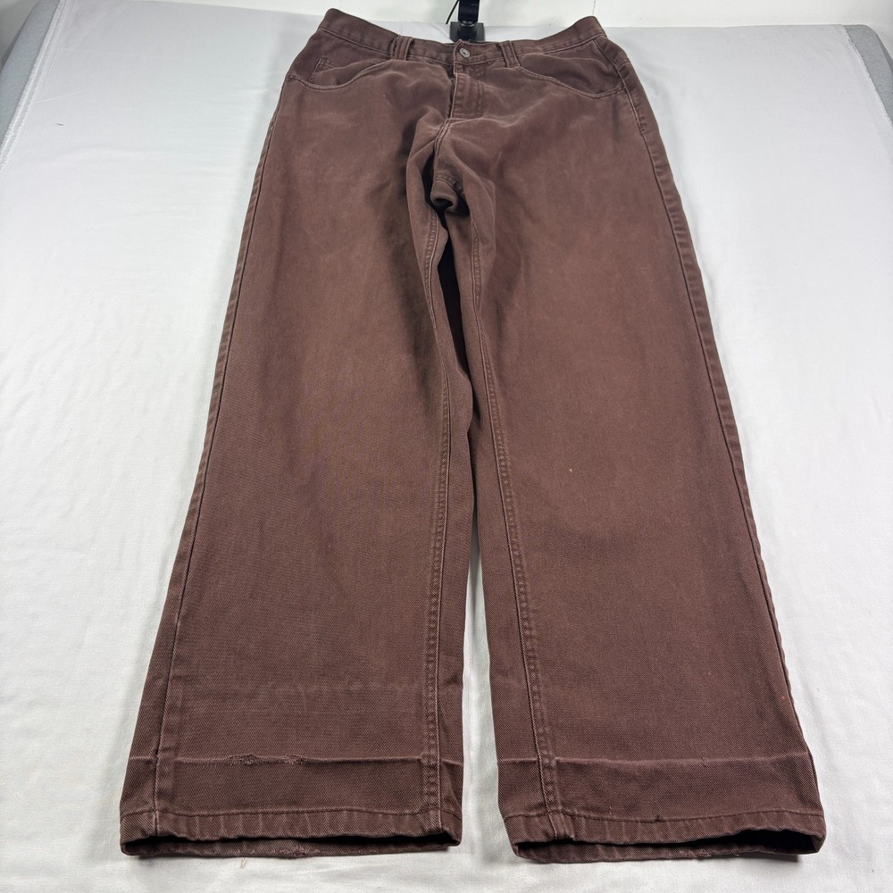 Vintage Southpole Jeans Mens 34 (Fits 32x32) Brown Skater Grunge Baggy Y2K